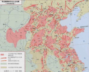 在中国共产党领导下，抗日军民迅速反击、驱逐日寇