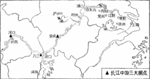 长江中游三大重镇——武汉、九江、安庆